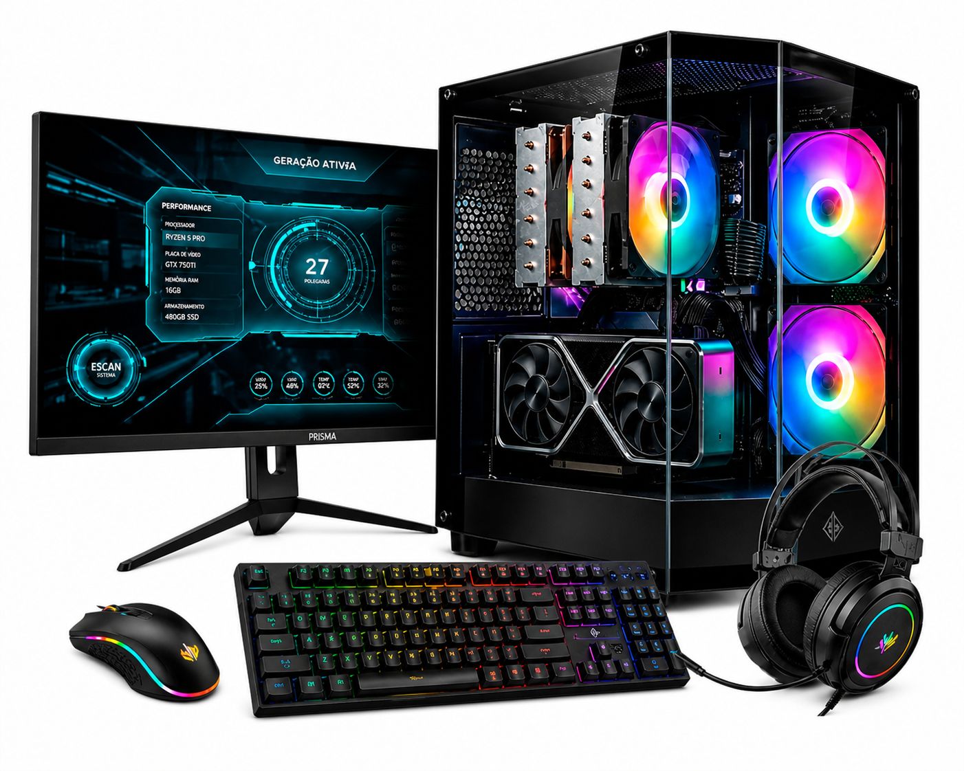 PC GAMER COMPLETO RX 580 8GB