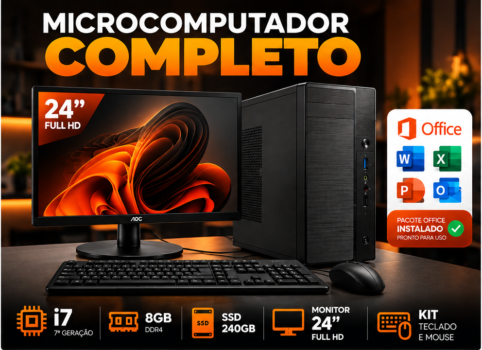 MICROCOMPUTADOR I7 COMPLETO